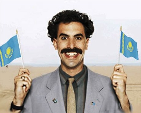 Svérázný Kazach Borat. 
