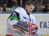 eský branká hokejist Petrohradu Jakub tpánek v KHL