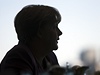 Kancléka Angela Merkelová pi exkluzivním rozhovoru pro LN. 