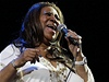 Aretha Franklinová v newyorské Radio City Music Hall (únor 2012)