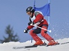 Josef Váa se zúastnil exhibiního závodu v obím slalomu 