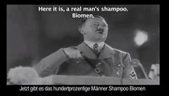 Hitler v reklamě doporučuje šampon, Židé jsou znechuceni 