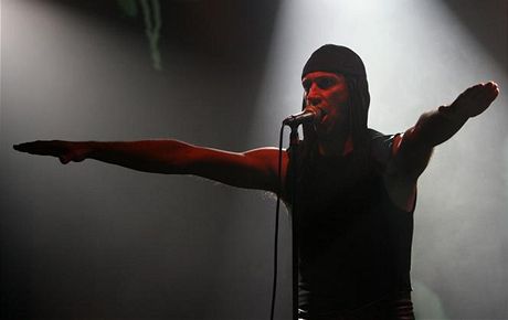 Vystoupení skupiny Laibach v Praze v roce 2006
