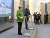 Nmecká kancléka Angela Merkelová a premiér Petr Neas