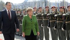 Angela Merkelová v Praze