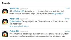 Falený úet Policie R