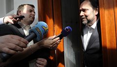 Radek John b�hem jednání  grémia VV. 