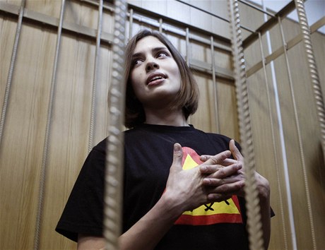 Nadezhda Tolokonnikova v cele.