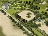 Vizualizace konené podoby nového pavilonu slon v praské zoo.