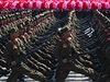 Vojenská pehlídka k oslavám stého výroí narození Kim Ir-sena, který je...
