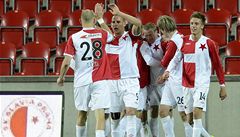 Radost fotbalist� Slavie - ilustra�ní foto