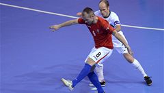 Marek Kopecký z �eského týmu (vlevo) a Igor Osredgar ze Slovinska