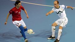 Michal Mare� z �eského týmu (vlevo) a Igor Osredgar ze Slovinska