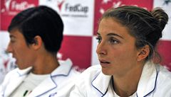 Zleva Francesca Schiavoneová a Sara Erraniová 