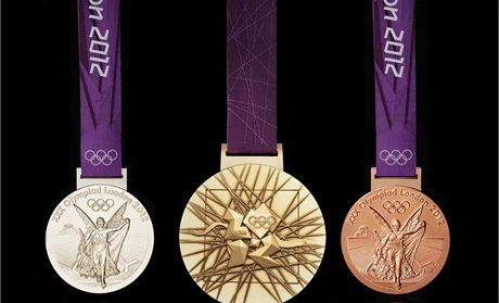 Medaile na olympiád v Londýn.