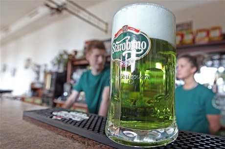 Zelené pivo Starobrno