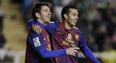 Barcelona (Messi a Pedro)
