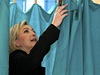 Marine Le Penová bhem prezidentských voleb