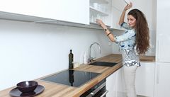 Terezu prý va�ení baví. Se za�ízením bytu je spokojená.