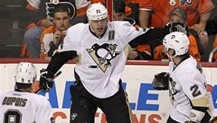 Hvzdný hokejista Pittsburghu Penguins Jevgenij Malkin