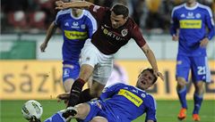 Sparta Praha - Sigma Olomouc (Libor Sionko ze Sparty Praha a Pavel Dreksa ze Sigmy Olomouc)