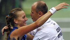 Petra Kvitová a Petr Pála