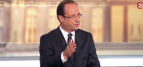 Franois Hollande v televiznm duelu