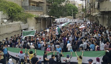 Syrské demonstrace proti reimu Baára Asada