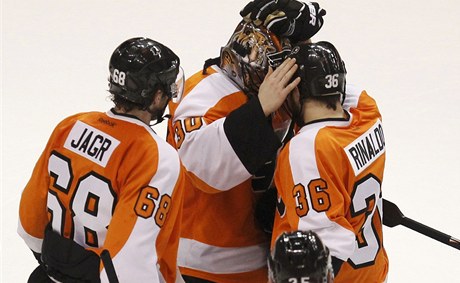 Philadelphia Flyers (vlevo Jágr)