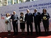 Summit prezident Visegrádské tyky na trbském plesu ve Vysokých Tatrách