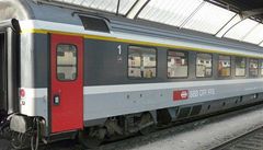 Jeden z nových voz od výcarských drah (SBB), který koupil RegioJet