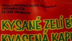 Kysané zelí z Polska, které obsahovalo kyselinu mravení