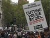 Brittí státní zamstnaci demonstrují proti niím mzdám a penzijní reform 10. kvtna 2012