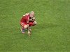 Arjen Robben smutní po finále Ligy mistr