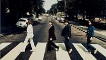 Nedvno draen fotografie skupiny Beatles ze srie snmk pozench k albu Abbey Road