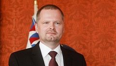 Ministr kolství Petr Fiala po jmenování prezidentem do úadu.