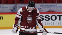 Zklamaný hokejista Lotyska Martins Cipulis