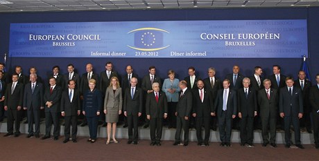 Lídi zemí Evropské unie se seli 23. kvtna v Bruselu na summitu EU. 