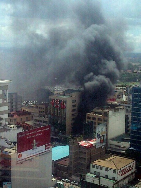 Silná exploze otásla Nairobi