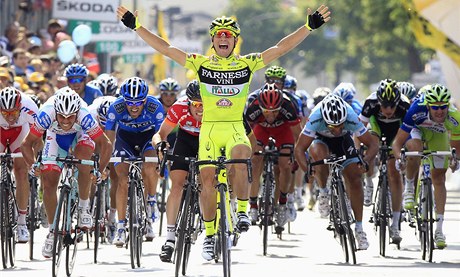 Italský cyklista Andrea Guardini vyhrál 18. etapu Gira d'Italia