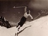 Lyování mu uarovalo. Jaroslav Kozlík v Alpách o Vánocích roku 1936.