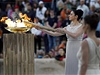Zapalování Olympijského ohn.