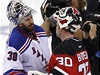 New Jersey Devils slaví postup do finále NHL, vypadli New York Rangers (Lundqvist a Brodeur)
