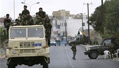 Vojáci v jemenském m�st� Saná