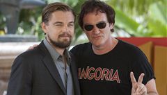 Herec Leonardo DiCaprio a reisér Quentin Tarantino