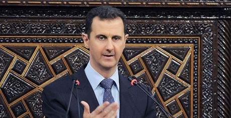Baár Asad pi projevu