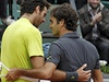 Roger Federer a Del Potro.