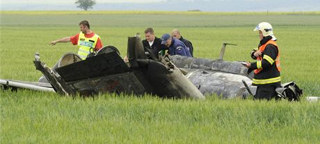 Havárie letounu na Lounsku, pilot nepeil.