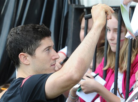 Polský útoník Robert Lewandowski