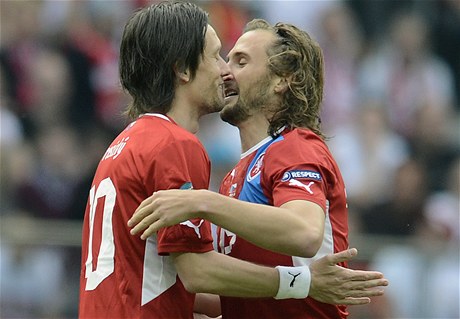 etí fotbalisté Tomá Rosický a Petr Jiráek